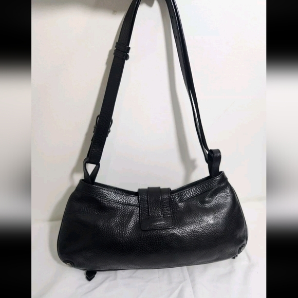 Burberry Prorsum Runway Cinda Black Leather Moto Crossbody Handbag Shoulder bag - Picture 9 of 15